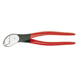 KNIPEX Angle Nose Pliers (Battery Pliers) black atramentized plastic coated 200 mm